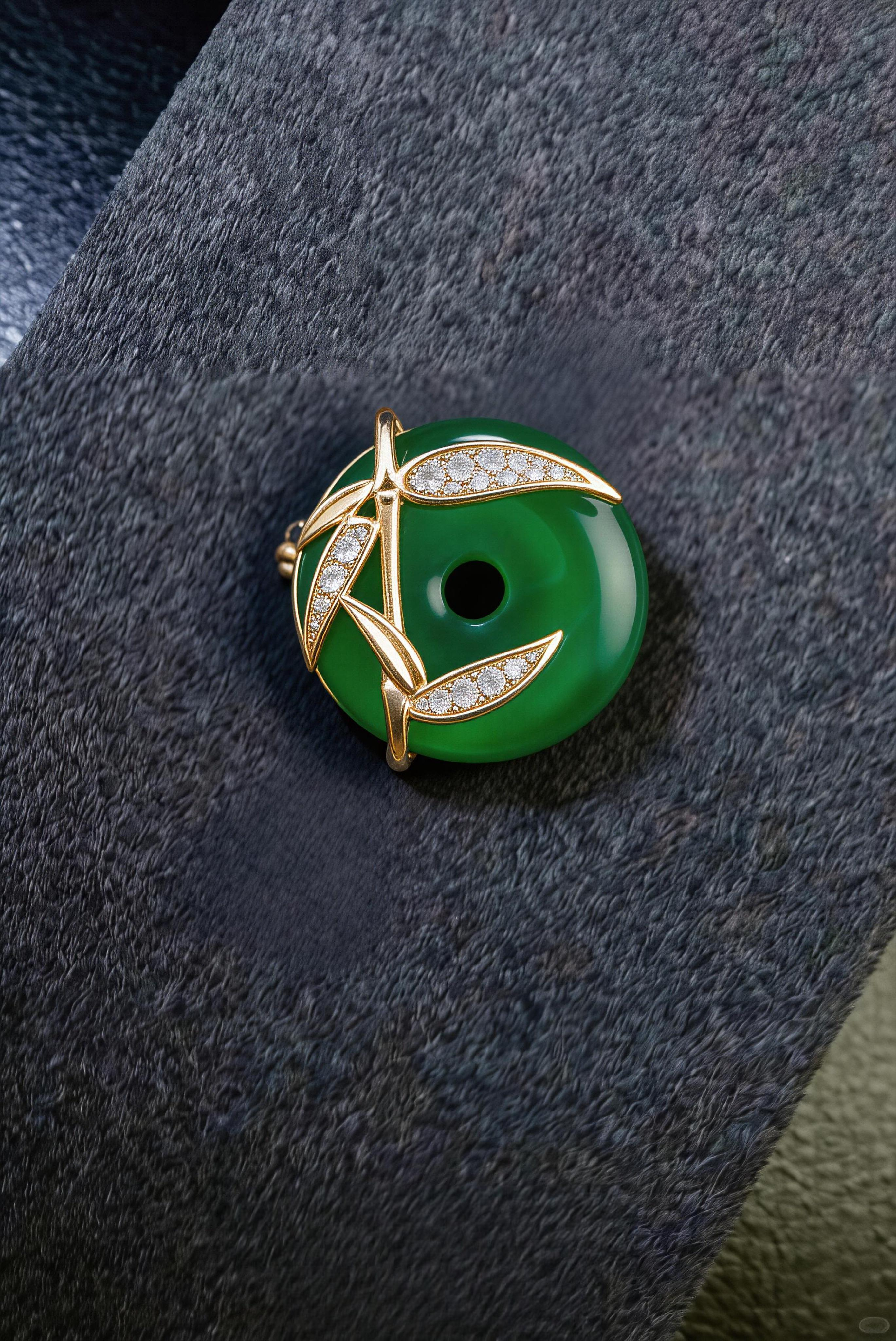 Lucky Prosperity Button Pin